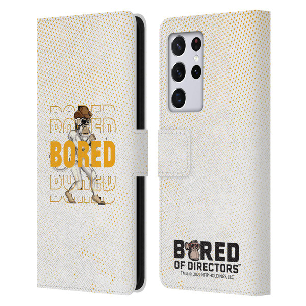 Bored of Directors Key Art Bored Leather Book Wallet Case Cover For Samsung Galaxy S21 Ultra 5G