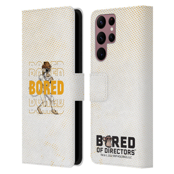 Bored of Directors Key Art Bored Leather Book Wallet Case Cover For Samsung Galaxy S22 Ultra 5G
