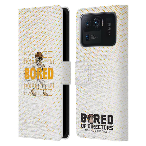 Bored of Directors Key Art Bored Leather Book Wallet Case Cover For Xiaomi Mi 11 Ultra