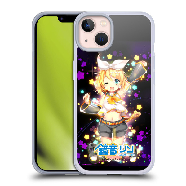 Hatsune Miku Characters Kagamine Rin Soft Gel Case for Apple iPhone 13