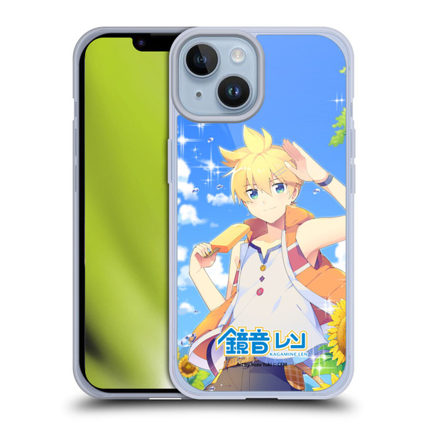 Hatsune Miku Characters Kagamine Len Soft Gel Case for Apple iPhone 14
