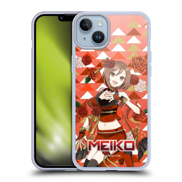 Hatsune Miku Characters Meiko Soft Gel Case for Apple iPhone 14 Plus