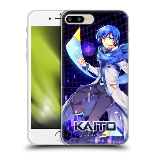 Hatsune Miku Characters Kaito Soft Gel Case for Apple iPhone 7 Plus / iPhone 8 Plus