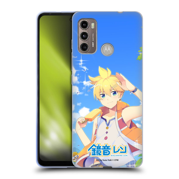 Hatsune Miku Characters Kagamine Len Soft Gel Case for Motorola Moto G60 / Moto G40 Fusion