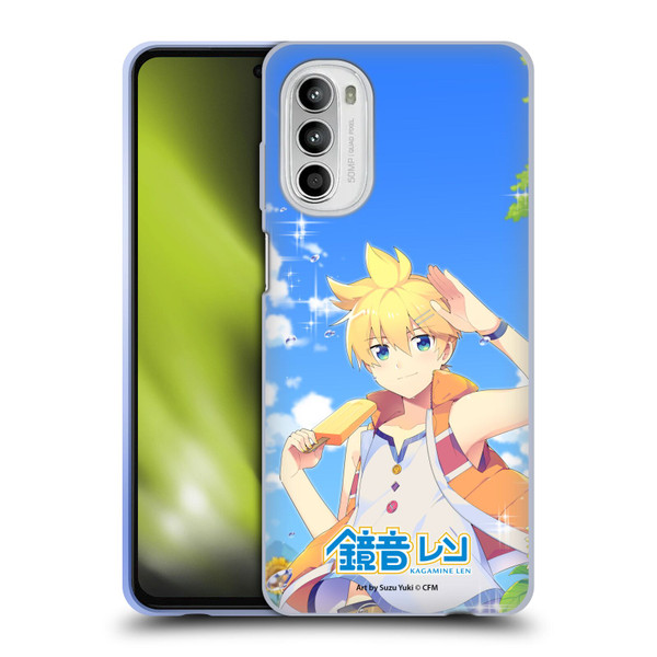 Hatsune Miku Characters Kagamine Len Soft Gel Case for Motorola Moto G52