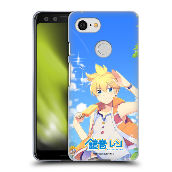 Hatsune Miku Characters Kagamine Len Soft Gel Case for Google Pixel 3