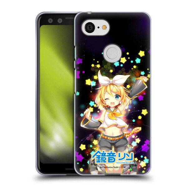 Hatsune Miku Characters Kagamine Rin Soft Gel Case for Google Pixel 3