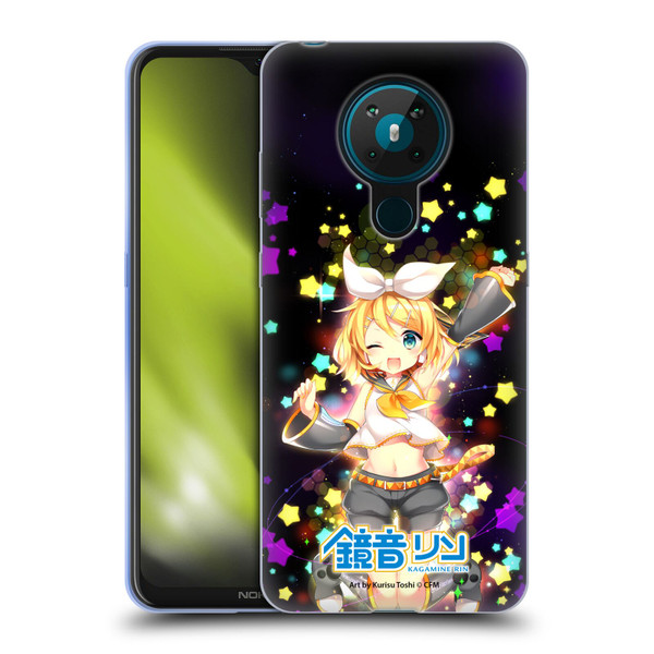 Hatsune Miku Characters Kagamine Rin Soft Gel Case for Nokia 5.3