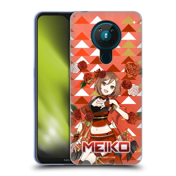 Hatsune Miku Characters Meiko Soft Gel Case for Nokia 5.3