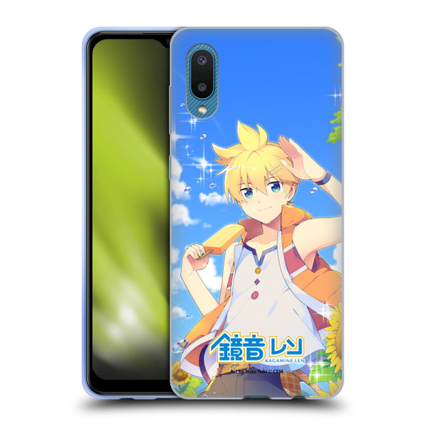 Hatsune Miku Characters Kagamine Len Soft Gel Case for Samsung Galaxy A02/M02 (2021)