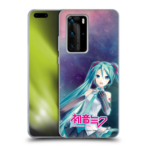 Hatsune Miku Graphics Nebula Soft Gel Case for Huawei P40 Pro / P40 Pro Plus 5G