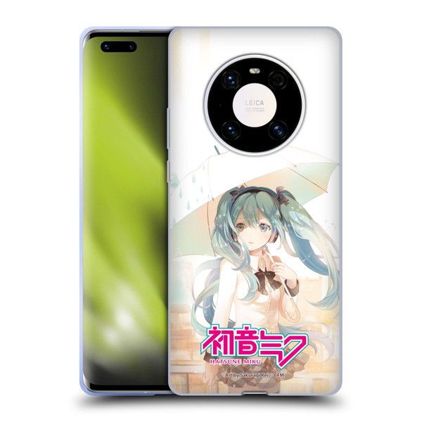 Hatsune Miku Graphics Rain Soft Gel Case for Huawei Mate 40 Pro 5G