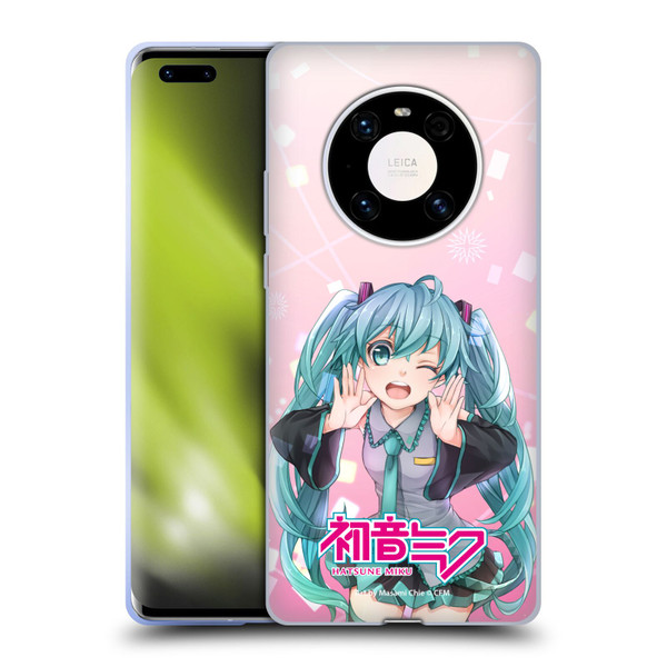 Hatsune Miku Graphics Wink Soft Gel Case for Huawei Mate 40 Pro 5G