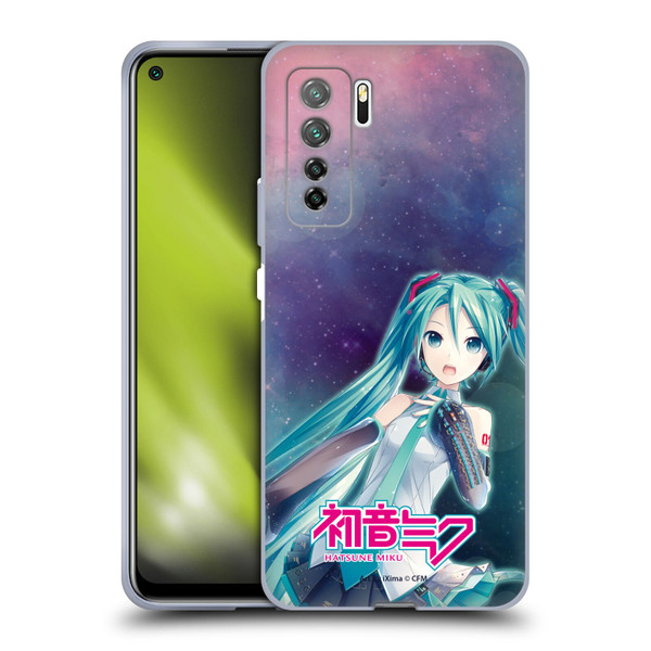 Hatsune Miku Graphics Nebula Soft Gel Case for Huawei Nova 7 SE/P40 Lite 5G