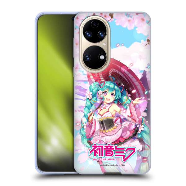 Hatsune Miku Graphics Sakura Soft Gel Case for Huawei P50