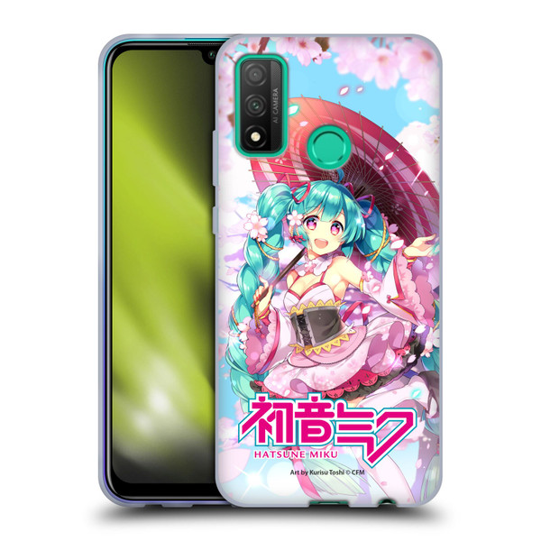 Hatsune Miku Graphics Sakura Soft Gel Case for Huawei P Smart (2020)