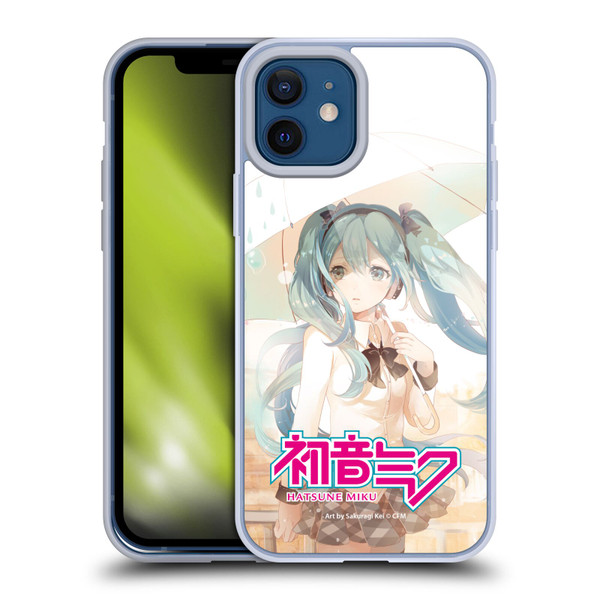 Hatsune Miku Graphics Rain Soft Gel Case for Apple iPhone 12 / iPhone 12 Pro