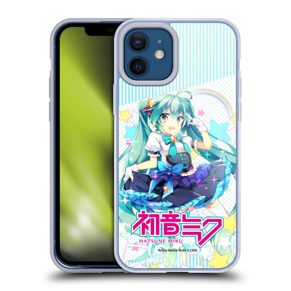 Hatsune Miku Graphics Stars And Rainbow Soft Gel Case for Apple iPhone 12 / iPhone 12 Pro