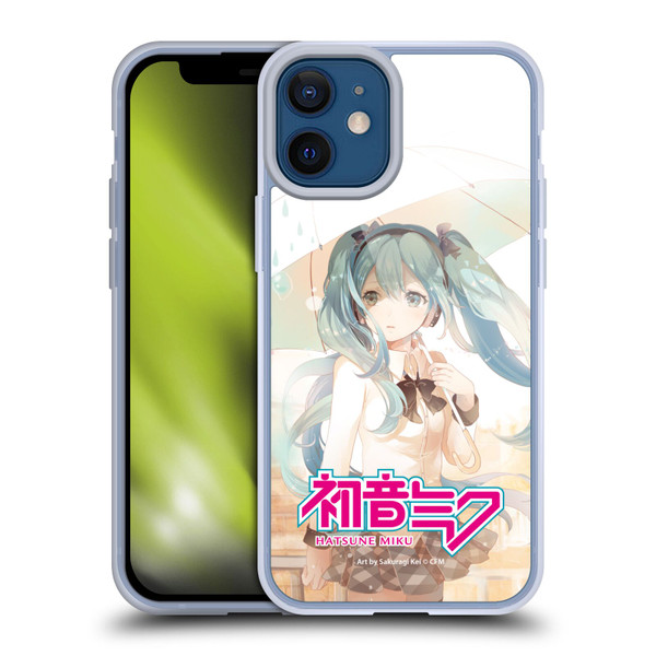 Hatsune Miku Graphics Rain Soft Gel Case for Apple iPhone 12 Mini & MagSafe
