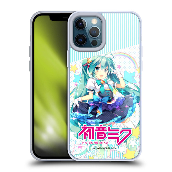 Hatsune Miku Graphics Stars And Rainbow Soft Gel Case for Apple iPhone 12 Pro Max
