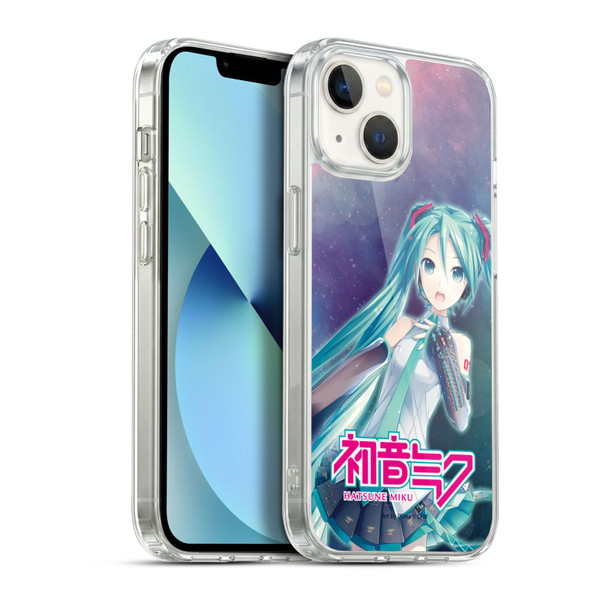 Hatsune Miku Graphics Nebula Soft Gel Case for Apple iPhone 13