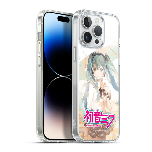 Hatsune Miku Graphics Rain Soft Gel Case for Apple iPhone 13 Pro Max & MagSafe