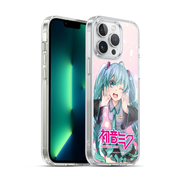 Hatsune Miku Graphics Wink Soft Gel Case for Apple iPhone 13 Pro Max & MagSafe