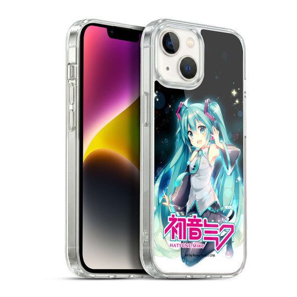 Hatsune Miku Graphics Night Sky Soft Gel Case for Apple iPhone 14