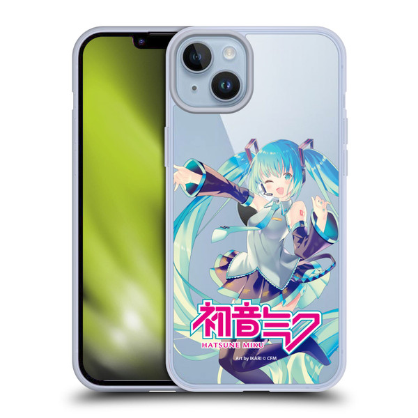 Hatsune Miku Graphics Sing Soft Gel Case for Apple iPhone 14 Plus & MagSafe