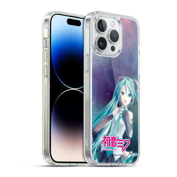 Hatsune Miku Graphics Nebula Soft Gel Case for Apple iPhone 14 Pro Max & MagSafe