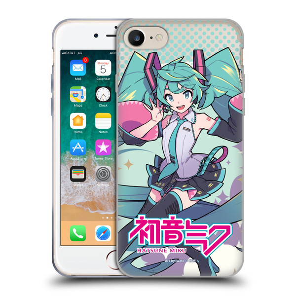 Hatsune Miku Graphics Pastels Soft Gel Case for Apple iPhone 7 / 8 / SE 2020 & 2022 & MagSafe