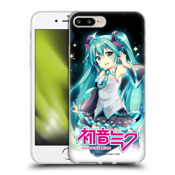 Hatsune Miku Graphics Night Sky Soft Gel Case for Apple iPhone 7 Plus / iPhone 8 Plus & MagSafe