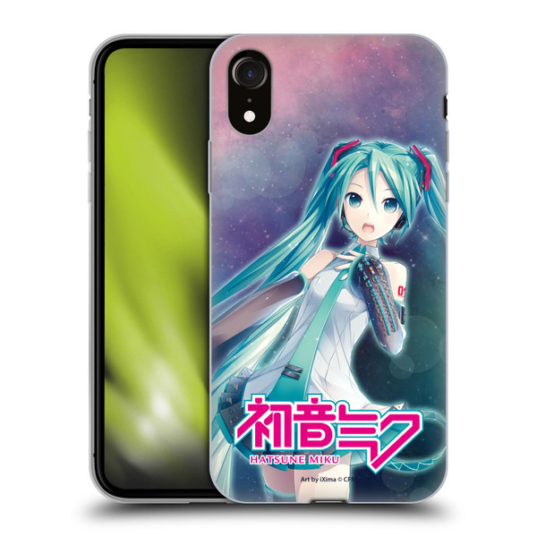 Hatsune Miku Graphics Nebula Soft Gel Case for Apple iPhone XR