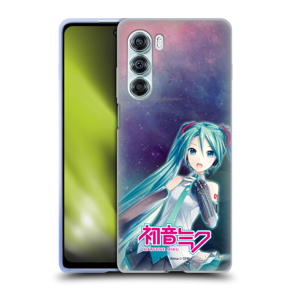 Hatsune Miku Graphics Nebula Soft Gel Case for Motorola Edge S30 / Moto G200 5G
