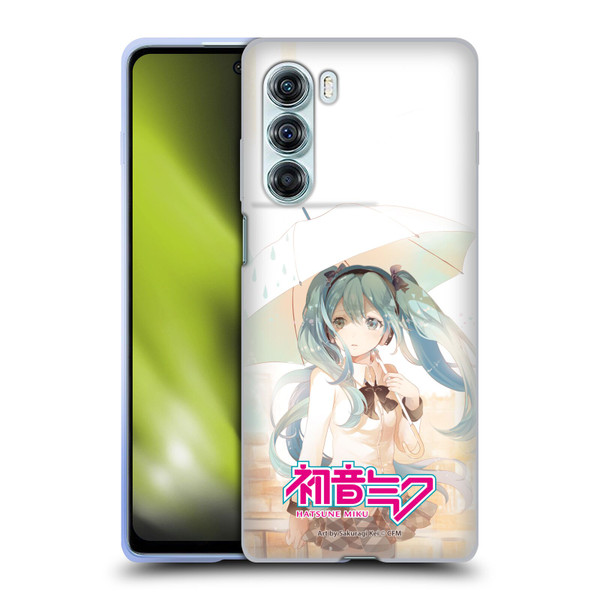 Hatsune Miku Graphics Rain Soft Gel Case for Motorola Edge S30 / Moto G200 5G