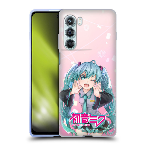 Hatsune Miku Graphics Wink Soft Gel Case for Motorola Edge S30 / Moto G200 5G