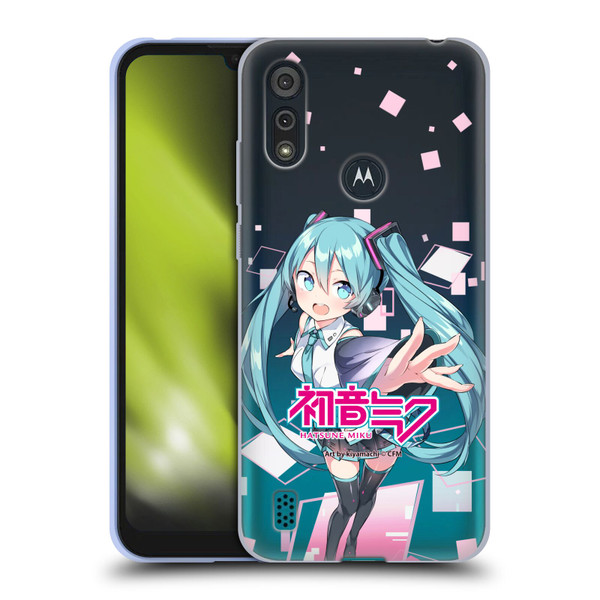 Hatsune Miku Graphics Cute Soft Gel Case for Motorola Moto E6s (2020)