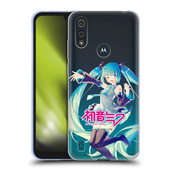 Hatsune Miku Graphics Sing Soft Gel Case for Motorola Moto E6s (2020)