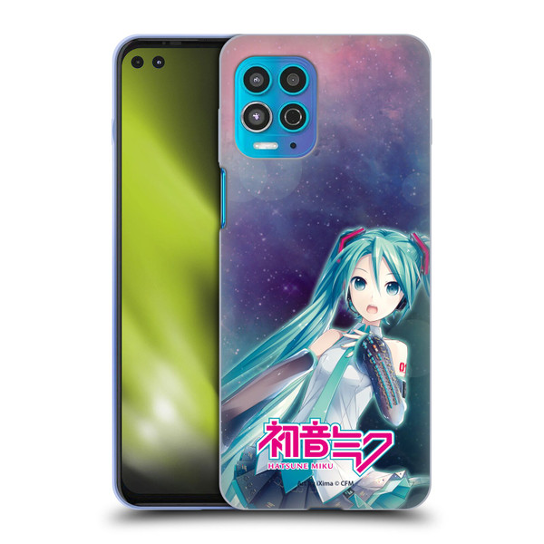 Hatsune Miku Graphics Nebula Soft Gel Case for Motorola Moto G100