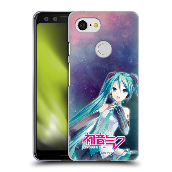 Hatsune Miku Graphics Nebula Soft Gel Case for Google Pixel 3