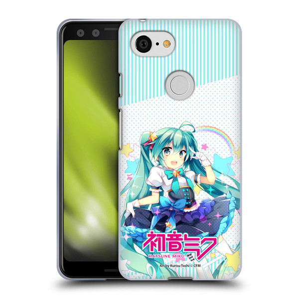 Hatsune Miku Graphics Stars And Rainbow Soft Gel Case for Google Pixel 3