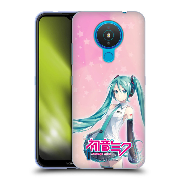 Hatsune Miku Graphics Star Soft Gel Case for Nokia 1.4
