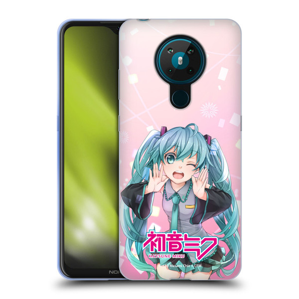 Hatsune Miku Graphics Wink Soft Gel Case for Nokia 5.3