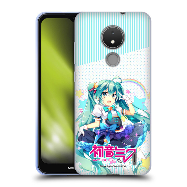 Hatsune Miku Graphics Stars And Rainbow Soft Gel Case for Nokia C21
