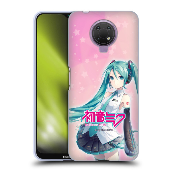 Hatsune Miku Graphics Star Soft Gel Case for Nokia G10