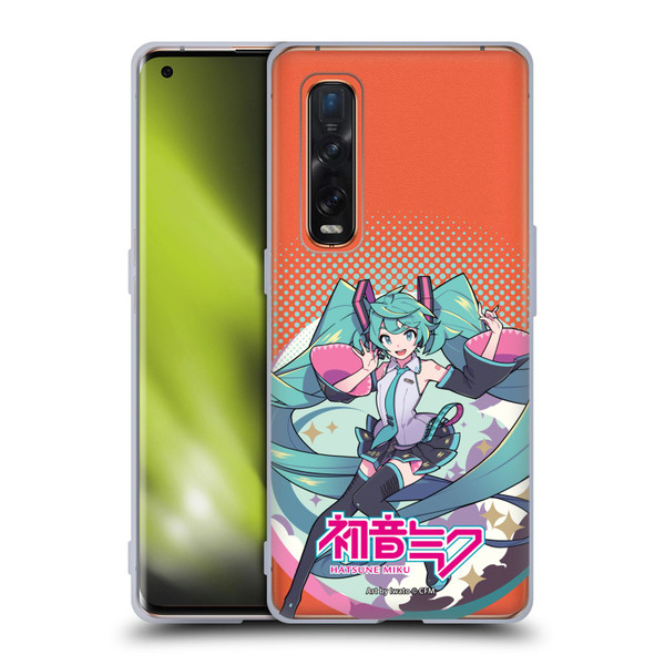 Hatsune Miku Graphics Pastels Soft Gel Case for OPPO Find X2 Pro 5G