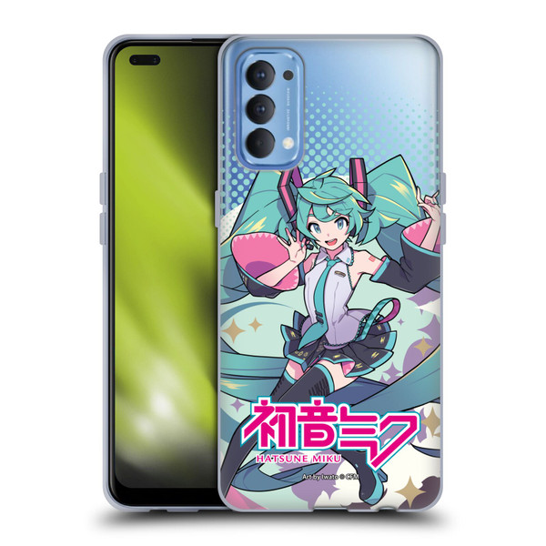 Hatsune Miku Graphics Pastels Soft Gel Case for OPPO Reno 4 5G