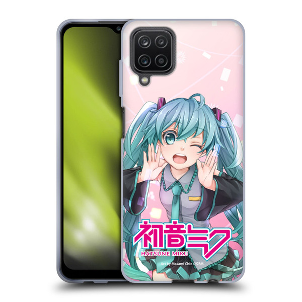 Hatsune Miku Graphics Wink Soft Gel Case for Samsung Galaxy A12 (2020)