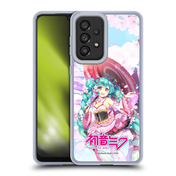 Hatsune Miku Graphics Sakura Soft Gel Case for Samsung Galaxy A33 5G (2022)