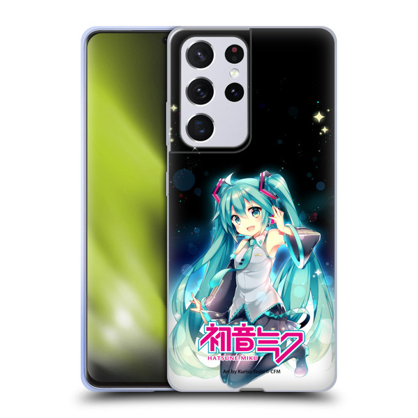 Hatsune Miku Graphics Night Sky Soft Gel Case for Samsung Galaxy S21 Ultra 5G
